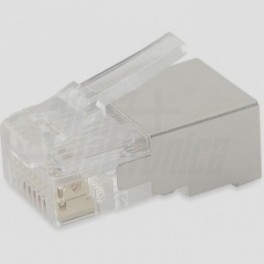 Connettori Ethernet Rj45 Passante Cat6 50 Pezzi Lan Plug Cat6 Cat5