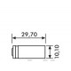 ACCUMULATORE NI-MH 330MA/H 2/3AAA+LAMELLE