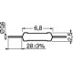 RESISTENZA 0,25W 330 OHM 5%