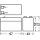 BATTERIA RICARICABILE AL PIOMBO SIGIL. 12V-1,3 AH
