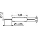 RESISTENZA 1/4 W 1% 1 KOHM