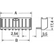 CONNETTORE MODUII SIL MASCHIO 6P DA C.S. 90° 280379-1 